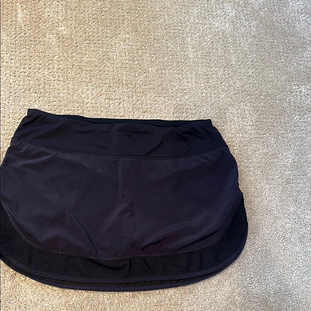 lululemon athletica Black Mini Skirt